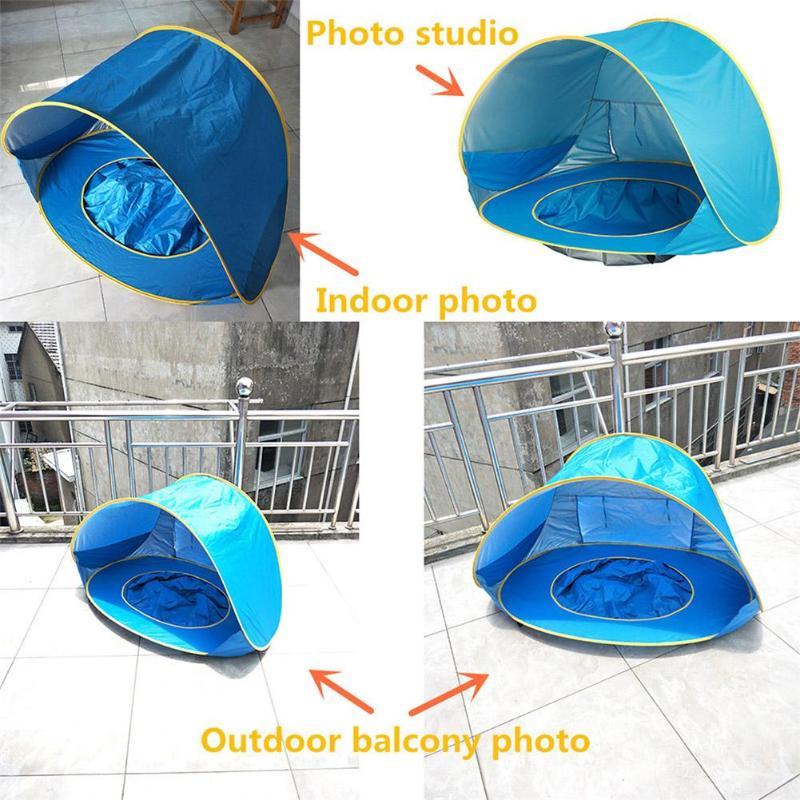 Baby Beach Tent Portable Shade Pool UV Protection Sun Shelter For Infant Outdoor Toys Child Swimming Pool Play House Tent Toys